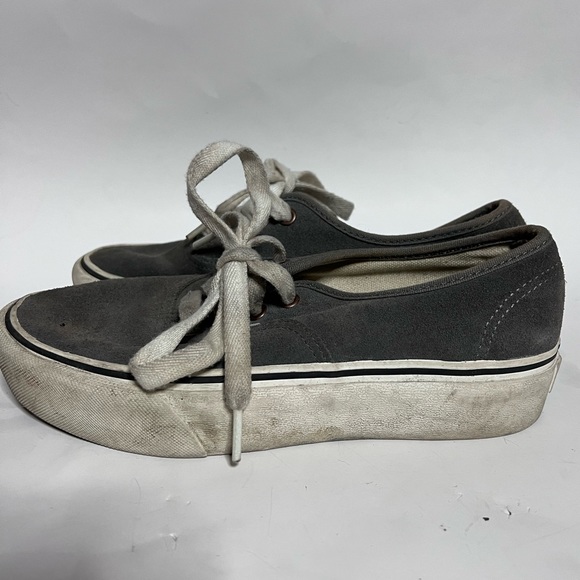 Vans Authentic Stackform Gray Suede Low Tops - Picture 3 of 7